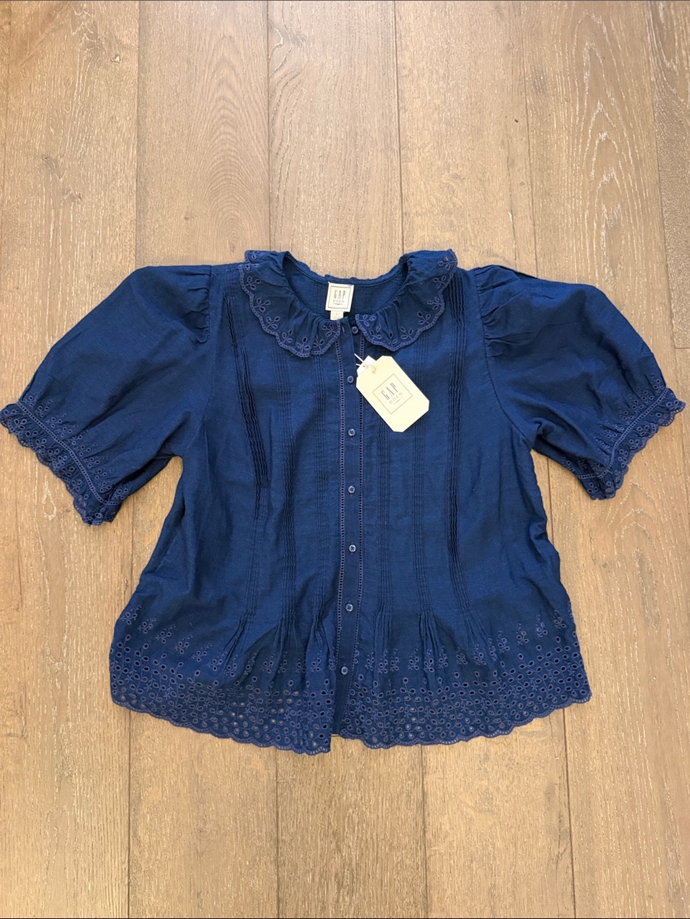 Gap x Doen Eyelet Top